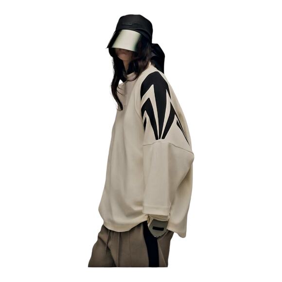 Fear of God Adidas Goalie Jersey Cream/BlackSize Large - Picture 4 of 14